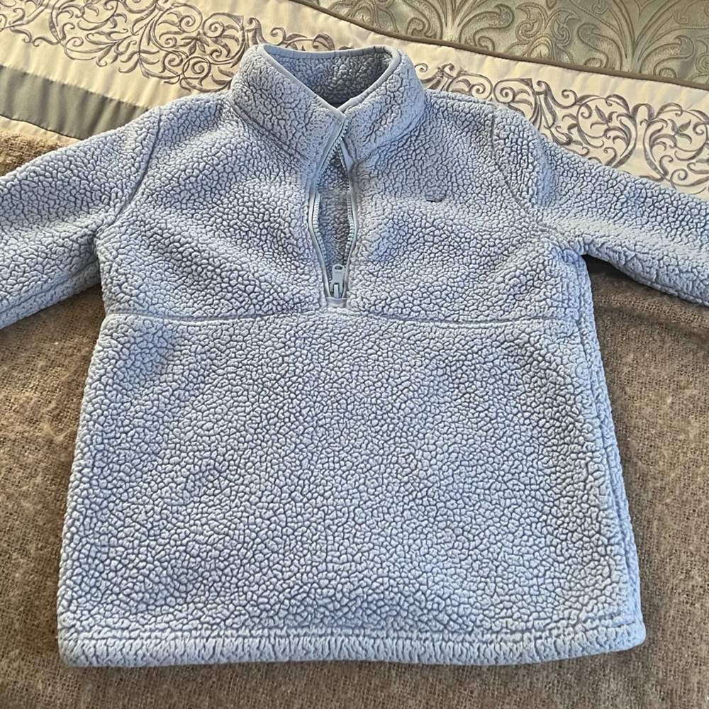 Vineyard Vines Light Blue Sherpa Fleece